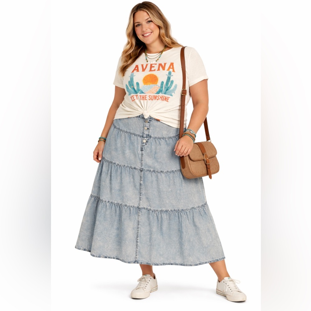 Maurice’s BOHO Denim Skirt